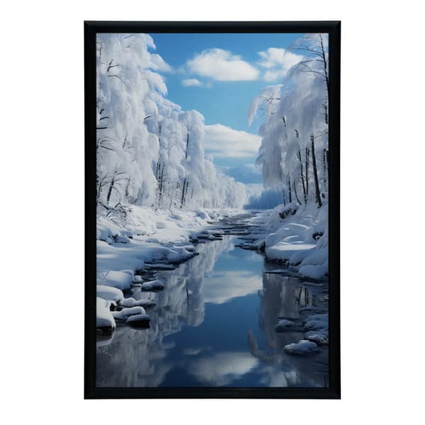 Winter Charms Winter Charms, 60x90 cm, sort aluminiumsramme, 230 gsm mat papir