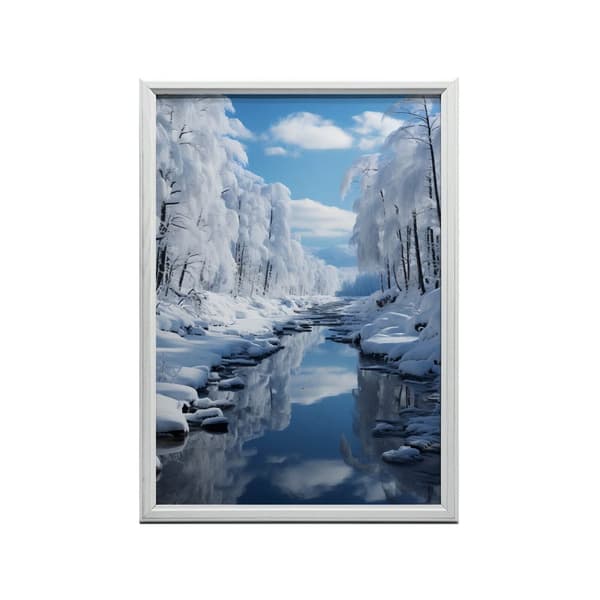 Winter Charms Winter Charms, 60x90 cm, sort aluminiumsramme, 230 gsm mat papir