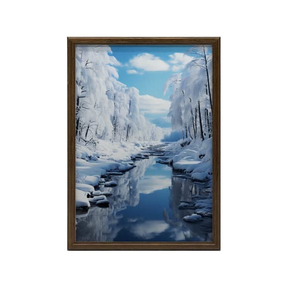 Winter Charms Winter Charms, 60x90 cm, sort aluminiumsramme, 230 gsm mat papir
