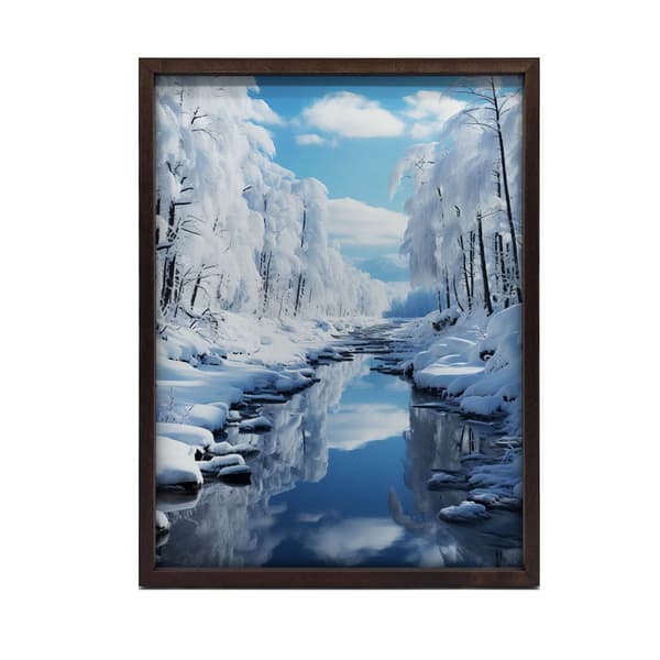 Winter Charms Winter Charms, 60x90 cm, sort aluminiumsramme, 230 gsm mat papir