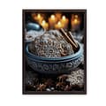 Miniatyrbild 2 av 10: Gingerbread Wonders Gingerbread Wonders, 30x40 cm, svart aluminiumram, 230 gsm matt papper