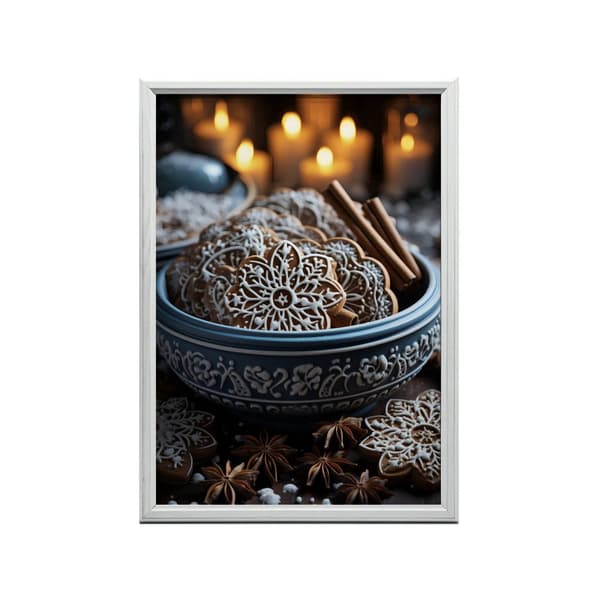 Gingerbread Wonders Gingerbread Wonders, 60x90 cm, guld aluminiumsramme, 230 gsm mat papir