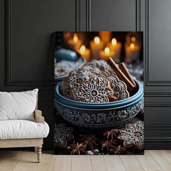 Gingerbread Wonders Gingerbread Wonders, 70x100 cm, oinramad, premiumduk på bår
