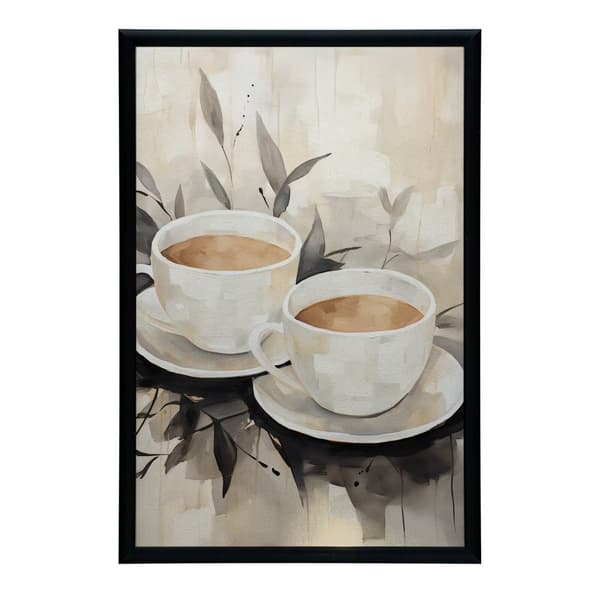 Coffee Simplicity Coffee Simplicity, 50x70 cm, mørkebrun træramme, 230 gsm mat papir