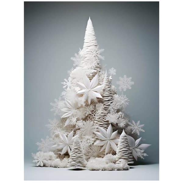 Christmas Elegance Christmas Elegance, 30x40 cm, hvid træramme, 230 gsm mat papir