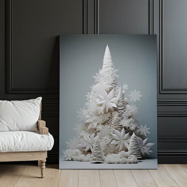 Christmas Elegance Christmas Elegance, 30x40 cm, hvid træramme, 230 gsm mat papir
