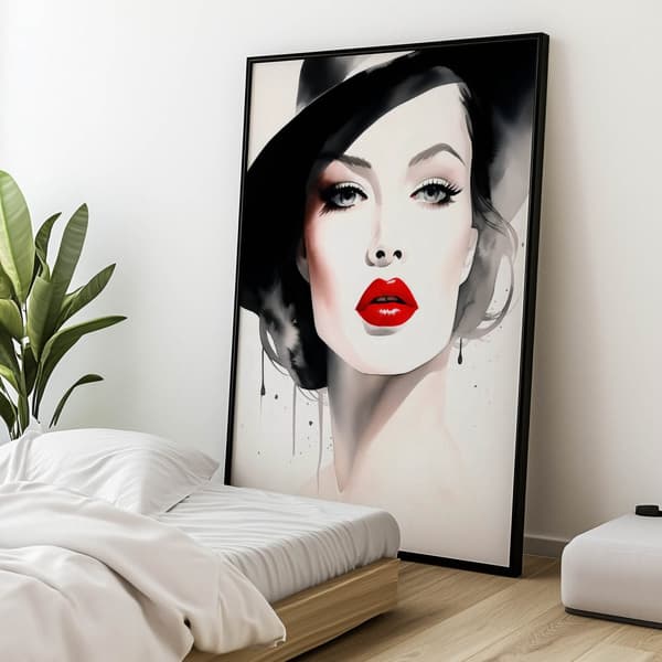 Portrait of Delicacy Portrait of Delicacy, 60x90 cm, guld aluminiumsramme, 230 gsm mat papir