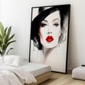 Miniatyrbillede 5 af 10: Portrait of Delicacy Portrait of Delicacy, 60x90 cm, guld aluminiumsramme, 230 gsm mat papir