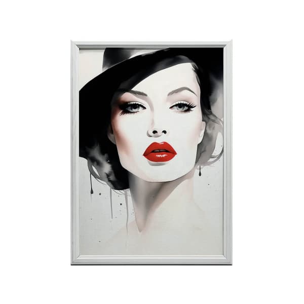 Portrait of Delicacy Portrait of Delicacy, 60x90 cm, guld aluminiumsramme, 230 gsm mat papir