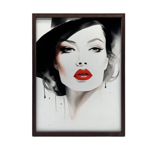 Portrait of Delicacy Portrait of Delicacy, 60x90 cm, guld aluminiumsramme, 230 gsm mat papir