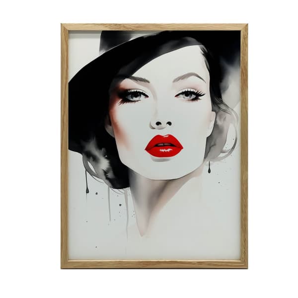 Portrait of Delicacy Portrait of Delicacy, 60x90 cm, guld aluminiumsramme, 230 gsm mat papir