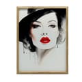 Miniatyrbillede 1 af 10: Portrait of Delicacy Portrait of Delicacy, 60x90 cm, guld aluminiumsramme, 230 gsm mat papir