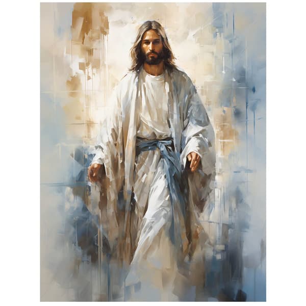 The Way of Jesus The Way of Jesus, 30x40 cm, mörkbrun träram, 230 gsm matt papper