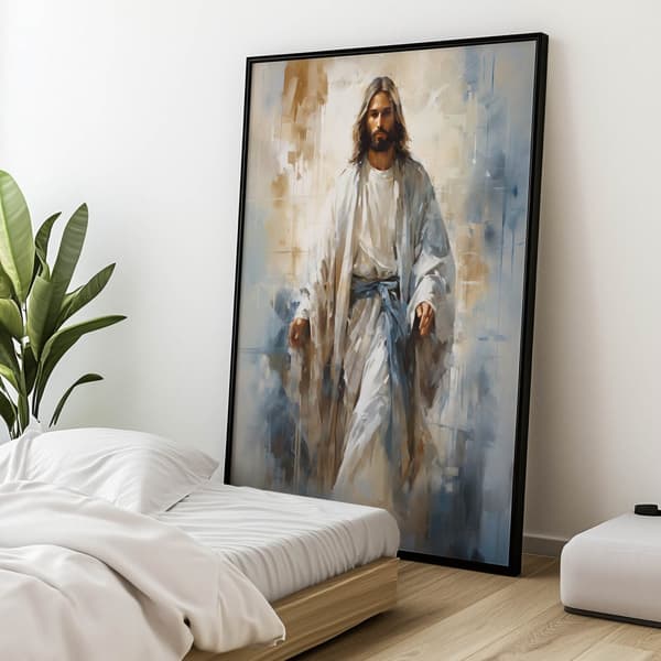 The Way of Jesus The Way of Jesus, 30x40 cm, mörkbrun träram, 230 gsm matt papper