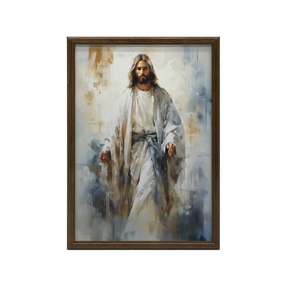 The Way of Jesus The Way of Jesus, 30x40 cm, mörkbrun träram, 230 gsm matt papper