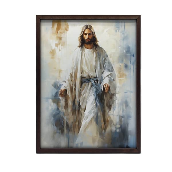 The Way of Jesus The Way of Jesus, 30x40 cm, mörkbrun träram, 230 gsm matt papper
