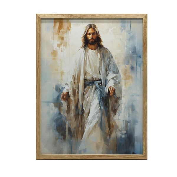 The Way of Jesus The Way of Jesus, 30x40 cm, mörkbrun träram, 230 gsm matt papper