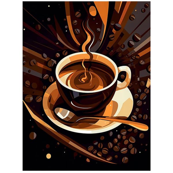 Retro Aroma Retro Aroma, 60x90 cm, uindrammet, 230 gsm mat papir