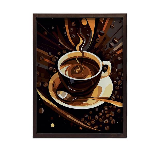 Retro Aroma Retro Aroma, 50x70 cm, oinramad, premium canvas på bår