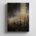 Miniatyrbild 4 av 10: City Lights, svart och guld affisch City Lights, svart och guld affisch, 50x70 cm, oinramad, premium canvas på bår