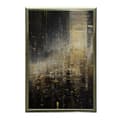 Miniatyrbild 6 av 10: City Lights, svart och guld affisch City Lights, svart och guld affisch, 50x70 cm, oinramad, premium canvas på bår