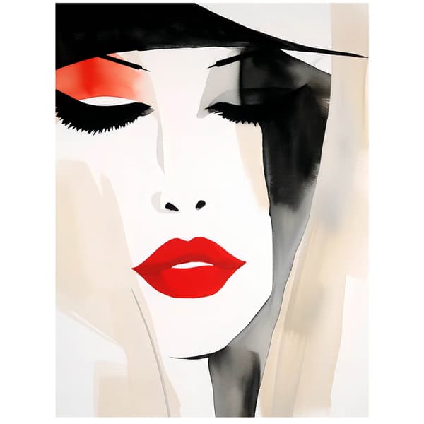 Art of Red Art of Red, 40x50 cm, kultainen alumiinikehys, 230 gsm mattapaperi