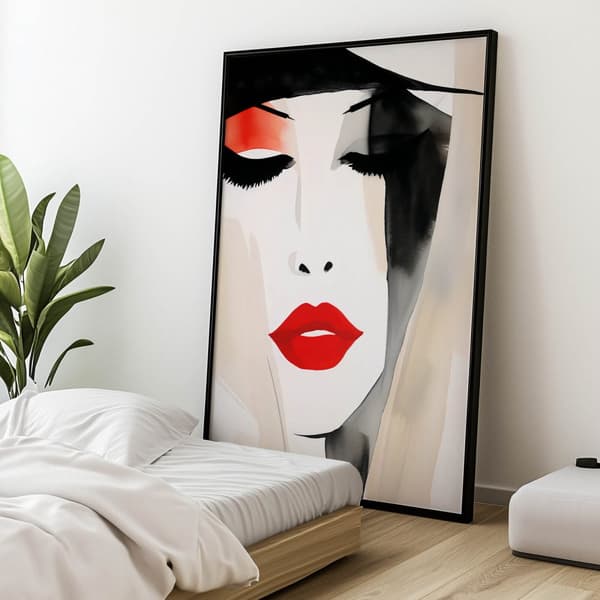 Art of Red Art of Red, 40x50 cm, kultainen alumiinikehys, 230 gsm mattapaperi