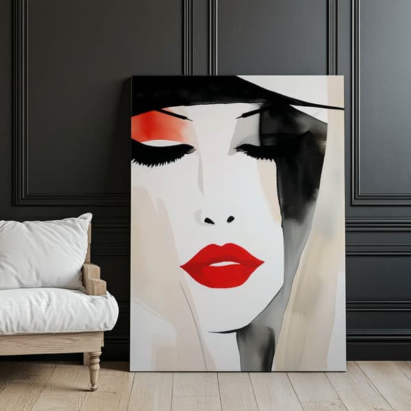 Art of Red Art of Red, 40x50 cm, kultainen alumiinikehys, 230 gsm mattapaperi