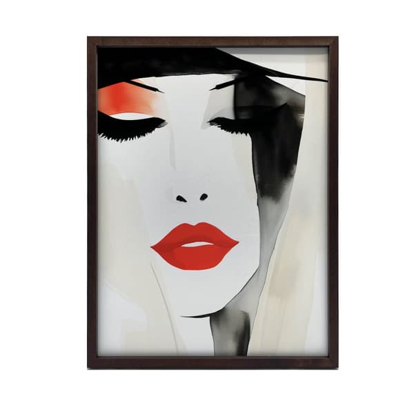 Art of Red Art of Red, 40x50 cm, kultainen alumiinikehys, 230 gsm mattapaperi