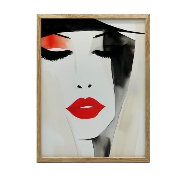 Art of Red Art of Red, 40x50 cm, kultainen alumiinikehys, 230 gsm mattapaperi