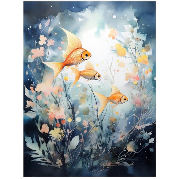 World of Underwater Delicacy World of Underwater Delicacy, 60x90 cm, svart aluminiumram, 230 gsm matt papper