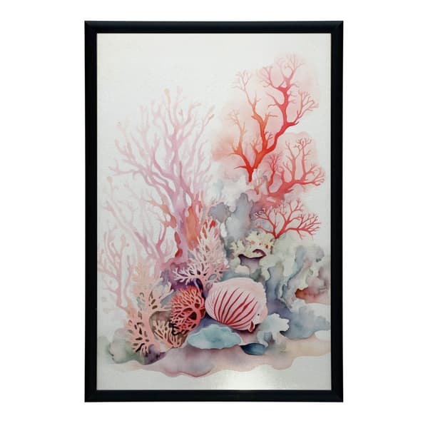 Färgglada berättelser från undervattensvärlden Färgglada berättelser från undervattensvärlden, 70x100 cm, oinramad, premiumduk på bår