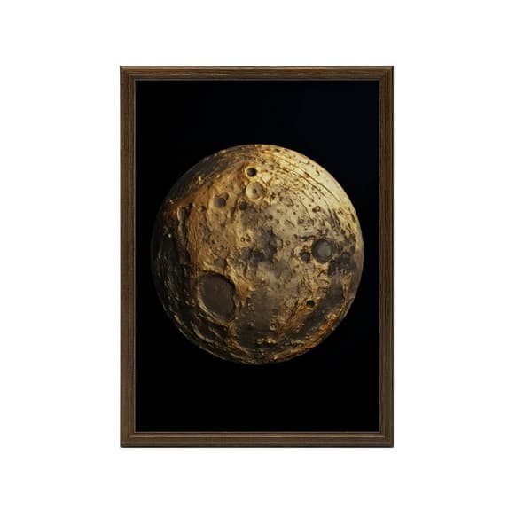 Golden Night Golden Night, 30x40 cm, guld aluminiumsramme, 230 gsm mat papir