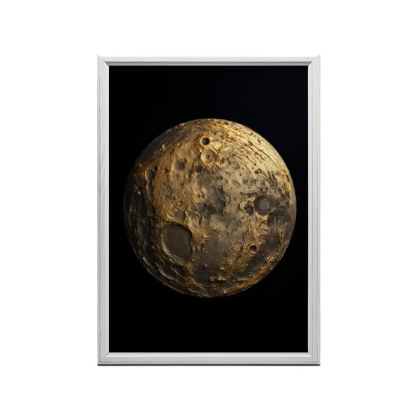 Golden Night Golden Night, 30x40 cm, guld aluminiumsramme, 230 gsm mat papir