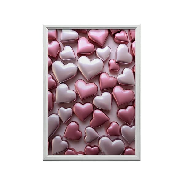 Romantic Magic of Pink Romantic Magic of Pink, 50x70 cm, lys egetræsramme, 230 gsm mat papir