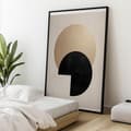 Miniatyrbild 5 av 10: Golden Harmony: Black Space Golden Harmony: Black Space, 70x100 cm, ljus ekträram, 230 gsm matt papper