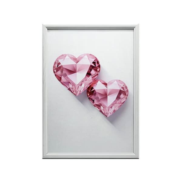 Glitter Hearts: Romantic Story Glitter Hearts: Romantic Story, 30x40 cm, uindrammet, 230 gsm mat papir