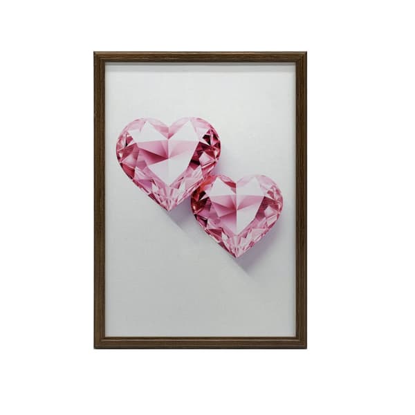 Glitter Hearts: Romantic Story Glitter Hearts: Romantic Story, 30x40 cm, uindrammet, 230 gsm mat papir