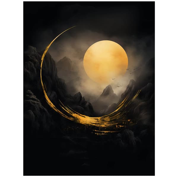 Darkness and Light Darkness and Light, 70x100 cm, ram i ljus ek, 230 gsm matt papper