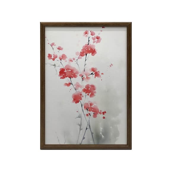 Spring Charm of Cherry Spring Charm of Cherry, 70x100 cm, lys egetræsramme, 230 gsm mat papir