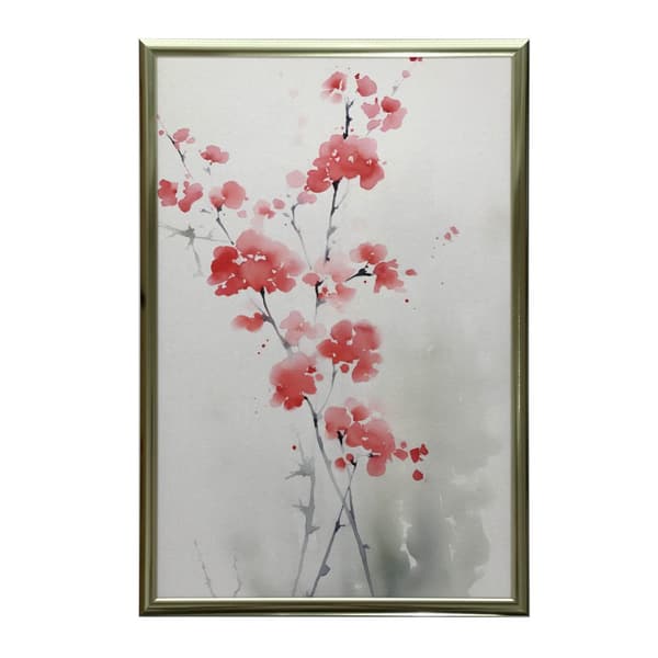 Spring Charm of Cherry Spring Charm of Cherry, 70x100 cm, lys egetræsramme, 230 gsm mat papir