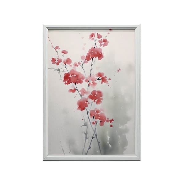Spring Charm of Cherry Spring Charm of Cherry, 70x100 cm, lys egetræsramme, 230 gsm mat papir
