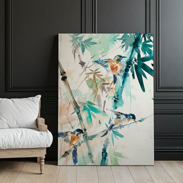 Bird Whispers Bird Whispers, 30x40 cm, ljus ekträram, 230 gsm matt papper