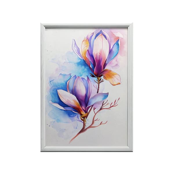 Magnolia Colour Explosion Magnolia Colour Explosion, 50x70 cm, lys egetræsramme, 230 gsm mat papir