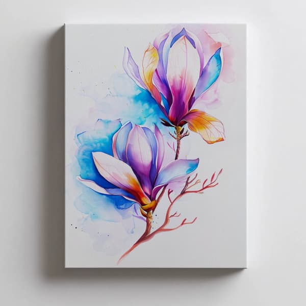 Magnolia Color Explosion Magnolia Color Explosion, 70x100 cm, tummanruskea puurunko, 230 gsm mattapaperi