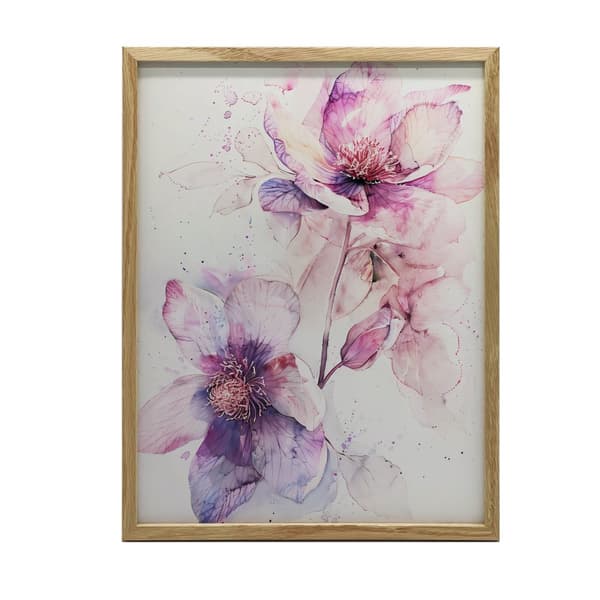 Blomsporträtt av våren Blomsporträtt av våren, 70x100 cm, oinramad, premiumduk på bår