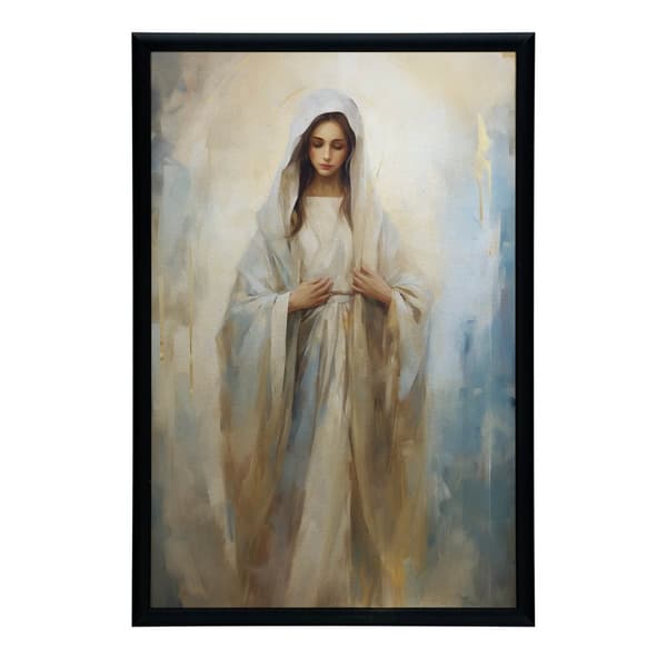 Sacred Beauty - Mary Sacred Beauty - Mary, 60x90 cm, sort aluminiumsramme, 230 gsm mat papir