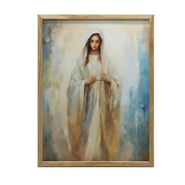 Sacred Beauty - Mary Sacred Beauty - Mary, 60x90 cm, sort aluminiumsramme, 230 gsm mat papir