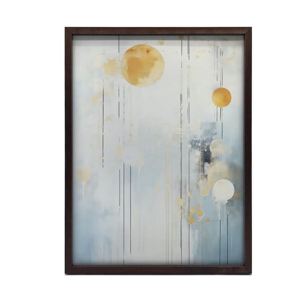 Golden Minimalism Golden Minimalism, 60x90 cm, sort aluminiumsramme, 230 gsm mat papir