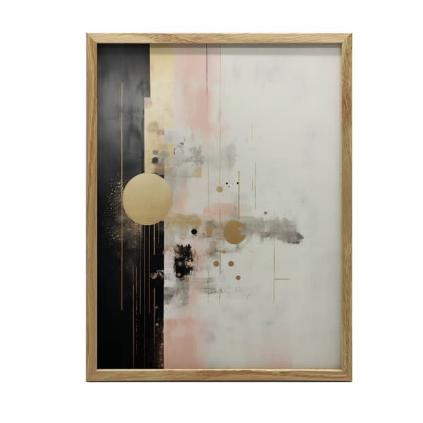 Minimalistisk harmoni af farver Minimalistisk harmoni af farver, 70x100 cm, uindrammet, premium lærred på båreramme